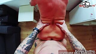 Big tits purebred german mature fucked in pov