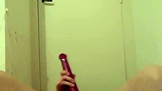 french slave indulges in solo masturbation