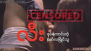 Asian student sucking small dick in homemade close-up