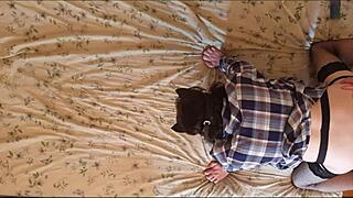 anastasia, are you pegging those sissy guys in the ass with your strap-on?