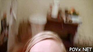 Blowjob and small tits scene in the following legal age teen sex movie