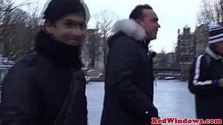 Wow, real European rimmed and sucking hard!