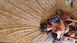 anastasia, are you pegging those sissy guys in the ass with your strap-on?