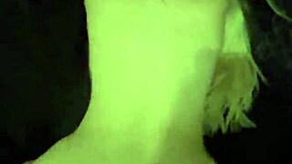 blonde enjoys deliciously in casual setting