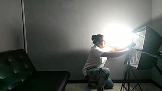 I resort to letting myself in during a curvy model’s photo shoot