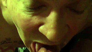 Hey, watch this gay guy deepthroat and swallow a big cock