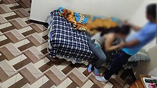 hey, guess what? i got handsy with my wife's friend at home and we ended up banging beside her! 😜