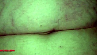 Fat BBW amateur gets her ass fucked by two cocks in hardcore anal action!