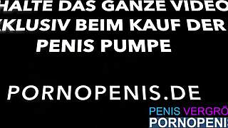 Blonde babe feels tight anal stretching pleasure