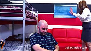 Julia ann sucked and fucked that misbehaving hard cock