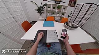 Hey, VR Bangers Date with Skinny Blonde Kiara Cole