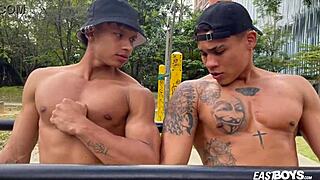 E3 excusive interview with gay twinks Damond and Lucian