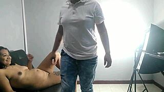 Horny Photographer Can't Resist Chubby Latina Model With Huge Ass During Photo Session