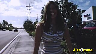 Jizz O Rama - Petite Latina Teen First Male Casting