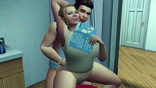 Curvy Big Booty Blonde Embarrasses Me, Making Me Cum Fast In Doggystyle