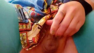 Intense emotions surge as the trans helper performs gaping anal masturbation on me