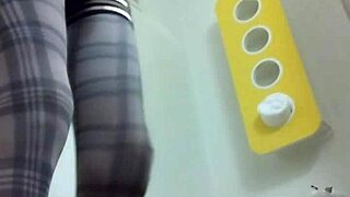 mature shemale enjoys solo play