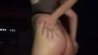 Argentinian Teen Prostitute Masturbates Pussy Outdoors in Public Cinema