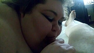 want to see this ssbbw giving a blowjob in the hotel room?