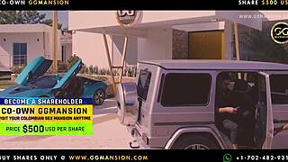 Blonde masturbates with her friends at GGMansion