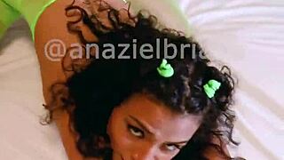 Horny whore dancing on bed 😈