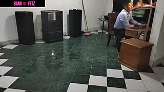 i fucks the fat latina bbw assitant extra hours, filling her with cum.