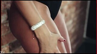 Petite Isa Grace covered in cum.