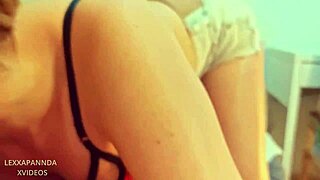 intimate cowgirl riding with my 18-year-old girlfriend at home