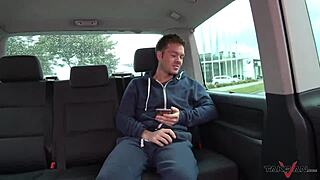 Czech blonde rides big UK cock in tight pussy