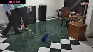 i fucks the fat latina bbw assitant extra hours, filling her with cum.