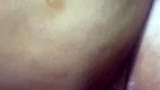 Creamy phat pussy drips on big black cock