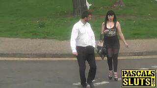 Tattooed Cleo rides guy's big fat cock in cowgirl position, swallowing cumshot after intense bdsm session