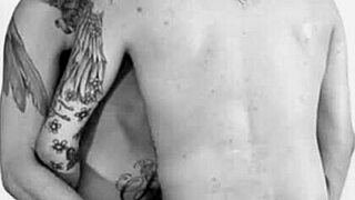 hey, this gay couple is debuting with big cocks in porn, so hot