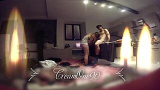 i slowly blow my petite blonde girlfriend until she swallows my cum