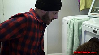 Sidechick helps finish the load with Willow Ryder in a casual setting