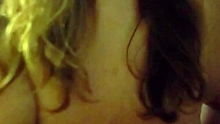 In our new marriage, my BBW wife eagerly sucks my cock with amateur passion.