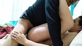 Boss one day surprises secretary and they make love to get high salary