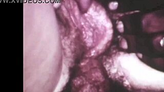 vintage london interracial group scene with mature british milf