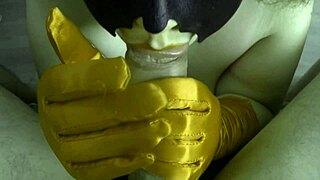 Helgafoxxy gives wild blowjob with big tits in color madness 🔥