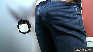 Bareback Gay Gloryhole Anal Facial with Jessie Colter and Adrian Suarez