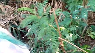 A Slave By The River Obediently Gives Herself To Fuck