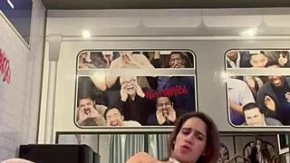 French pornstar Joy Karen enjoys a big dick while her cuckold husband watches and joins.