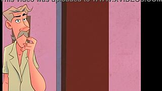 I met the church friend in naughty animation