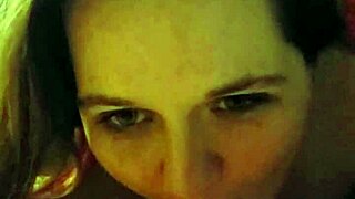 In our new marriage, my BBW wife eagerly sucks my cock with amateur passion.