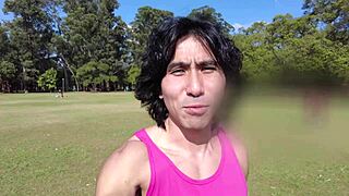 I, Larissa, asked to see the Japanese guy's dick and gave him my pussy right away