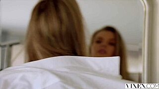 A stunning blonde vixen side chick surprises her sugar at home. She rides him hard in cowgirl, bends over for doggystyle, and takes a facial.