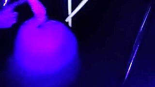 Slave endures painful nettle insertion on cock.