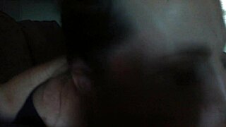 Chubby mom worships big dick orally