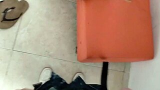 Hot Latina stepsister sneaks in shower for Colombian cock