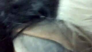 young slut deepthroats big black cock